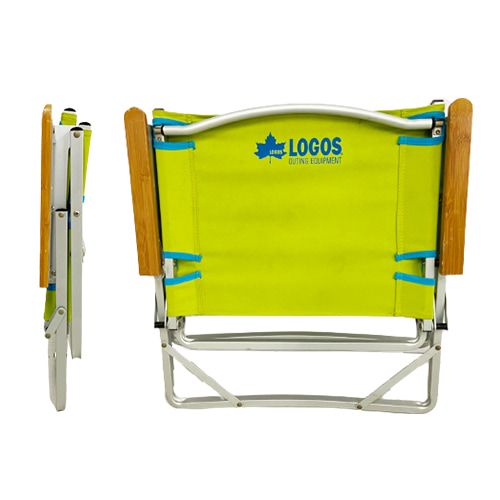 【LOGOS】輕薄摺疊椅 休閒椅 導演椅(綠)-租露營椅 (4)-BjyUH.jpg